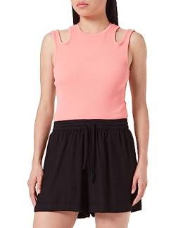 VERO MODA Women's VMBUMPY WVN NOOS Shorts, Black, L von VERO MODA