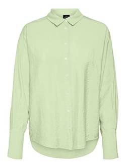 VERO MODA Women's VMLENA LS Shirt WVN NOOS Top, Lime Cream, XL von VERO MODA