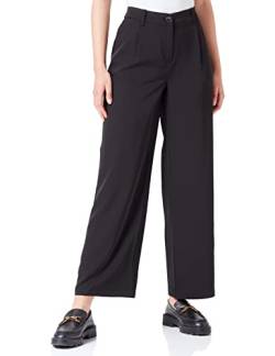 Vero Moda Curve Women's VMLUNADESI MR Wide SOLID Pant Hose, Black, SW / 30L von VERO MODA