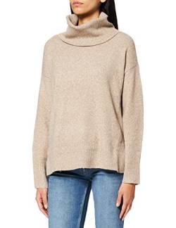 Vero Moda Damen VMDOFFY LS Cowlneck Blouse GA NOOS Pullover, Sepia Tint/Detail:Melange, XS von VERO MODA