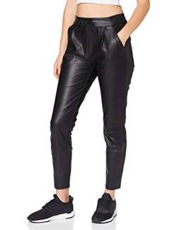 Vero Moda Damen VMEVA MR Loose String Coated PNT GA NOOS Hose, Black, L/34 von VERO MODA