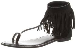 Vero Moda Damen VMKATE Leather Sandal Zehentrenner, Schwarz (Black), 38 von VERO MODA