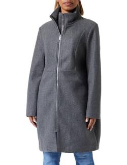 Vero Moda Damen VMPOPZIPPER Coat BOOS Mantel, Dark Grey Melange, M von VERO MODA