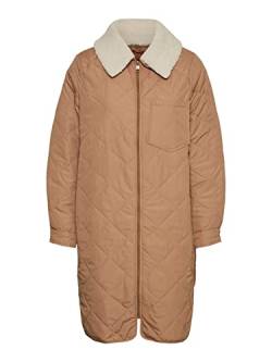 Vero Moda Damen Vmreese Coat Ga Boos Mantel, Tigers Eye, S von VERO MODA