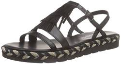 Vero Moda VMSIWI LEATHER SANDAL, Damen Römersandalen Sandalen, Schwarz (Black), 38 EU von VERO MODA