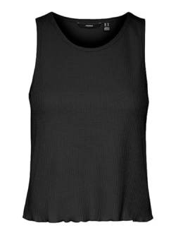 Vero Moda Women's VMEMMA Tank NOOS Top, Black, S von VERO MODA