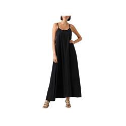 Vero Moda Women's VMHARPER SL Strap Maxi Dress Kleid, Black, S von VERO MODA