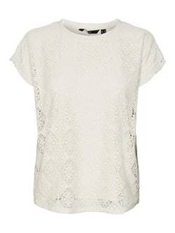 Vero Moda Women's VMMAYA SS Wide JRS Top, Birch, L von VERO MODA