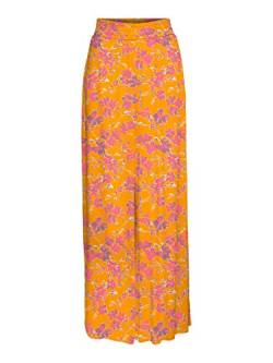 Vero Moda Women's VMMENNY HW Wide Pants WVN Hose, Radiant Yellow/AOP:Mille, L von VERO MODA