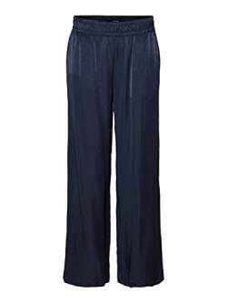 Vero Moda Women's VMSADIATIKA MR Wide Pant Hose, Navy Blazer, XLW / 32L von VERO MODA