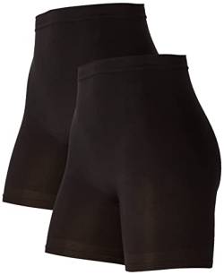 Vero Moda Women's VMSHAPE 2-Pack Shaping-Shorts, Black/Pack:Black/Black, XS/S von VERO MODA