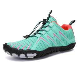 VERROL Barfußschuhe Damen Traillaufschuhe Herren Fitnessschuhe Atmungsakiv Leichte Schnell Trocknend Outdoor Wanderschuhe Trekkingschuhe Schwarz von VERROL