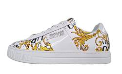 VERSACE JEANS COUTURE Damen Schuhe Sneakers 74VA3SKA ZP238 G03 Weiss von VERSACE JEANS COUTURE