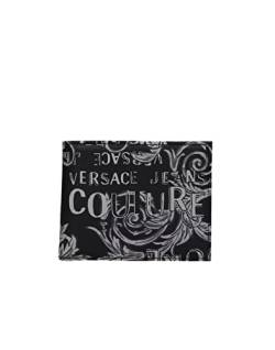 VERSACE JEANS COUTURE Geldbörse für Herren Logo Couture Black/Stone - Art.74YA5PB1, Schwarz von VERSACE JEANS COUTURE