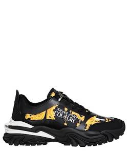 VERSACE JEANS COUTURE Herren Chain Couture Sneaker Black - Multicolor 42 EU von VERSACE JEANS COUTURE