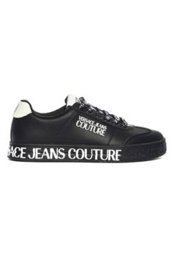 Versace Jeans Couture Sneaker Low Court 88 75YA3SK6ZP335, Schwarz , 41 EU von VERSACE JEANS COUTURE