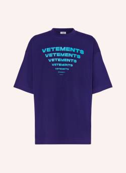 Vetements Oversized-Shirt blau von VETEMENTS