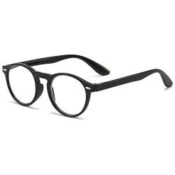 VEVESMUNDO Retro Lesebrillen Damen Herren Vintage Lesehilfe Sehhilfe Arbeitsplatzbrille Nerdbrille Hornbrille mit Stärke von VEVESMUNDO