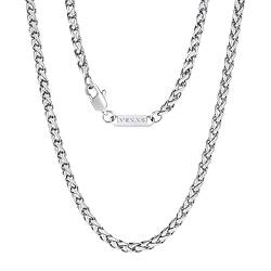 VEXXS Herren Halskette Panzerkette 18K Gold Vergoldet Cuban Link Chain Klassische Halskette, 3/4mm Miami Gliederkette Hip Hop Kubanische Kette für Männer von VEXXS