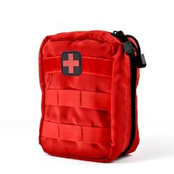 VGEBY1 Erste-Hilfe-Tasche, professionelle Pflege, leicht zu transportieren, langlebig, Medizintasche, zum Klettern, tragbar, Notfalltasche für Camping, Wandern, Reisen (rot) von VGEBY1