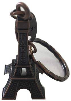 Schlüsselanhänger aus Metall, Motiv: Paris Eiffelturm, klassisches Modell, Metall, 4 Varianten aus Metall, Höhe des Eiffelturms 4 cm, 50 Stück, Metall Kupfer, 4CM von VIANAYA
