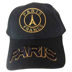 Vianaya Cap Paris Eiffelturm – Marineblau – Junge und Sport – Stickerei mit Reliefmuster und goldfarbenem Garn von VIANAYA