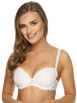 VIANIA! Dekolleté Push-Up BH Leni 204463 mit Bügel Dirndl-BH Farbe Weiß, Größe:75, Cup:C von VIANIA!