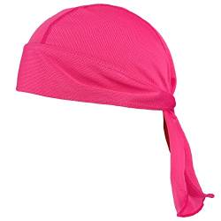 VIAUMBR Piratentuch Bandana Cap Durag Fahrrad Kopfbedeckung Motorrad Kopftuch unter Fahrradhelm Piraten Tuch Pirat Sommer Rose von VIAUMBR