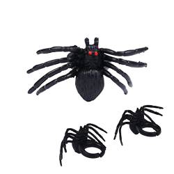 VICASKY 20St Halloween-Spinnenring Halloween-Partygeschenke Leuchtendes Spielzeug halloween spielzeug halloween toys Ringe Spielzeuge Party-Supplies Spinnenschmuck bilden Plastikring von VICASKY