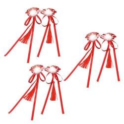 VICASKY 3 Paare Haarnadel für Kinder die chinesen elegant Hochzeit Haarspangen chinesisches Dekor haarschmuck Haarklammer Haar Klammern chinesische fächermodellierung haarnadel Quaste Frau von VICASKY