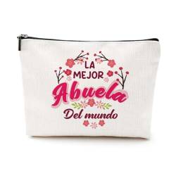 VICBOU Inspirierende Definition, Make-up-Tasche, Kosmetiktasche für Damen, Muttertag, Krankenschwesterwoche, Abuela, 9.7 x 7 inch von VICBOU