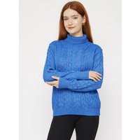 VICCI Germany Rollkragenpullover mit Zopfmuster von VICCI Germany