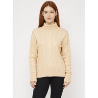 VICCI Germany Rollkragenpullover mit Zopfmuster von VICCI Germany