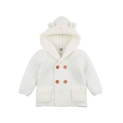 VICROAD Baby Strickjacke Jungen Mädchen Gestrickte Kapuze Mäntel Jacken Pullover Outwear von VICROAD