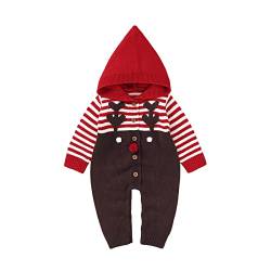 VICROAD Neugeborenes Baby Strampler Christmas Pullover Overall Baby Jungen Mädchen Onesies Outfits Kleidung von VICROAD