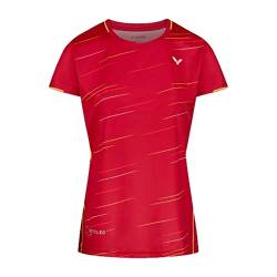 Victor T-Shirt Female T-24101 D, rot (M) von VICTOR
