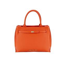 VICTORIA HYDE Handtaschen Damen Groß PU Leder Shopper Damen Handtasche Schwarz Tasche Orange Schultertasche Damen Tote Bag für Büro Arbeit Schule (Orange) von VICTORIA HYDE