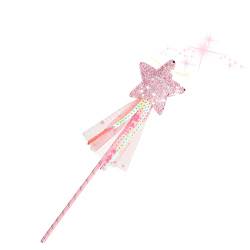 Prinzessin Zauberstab Prinzessin Star Wand Glitter Fairy Wand Magic Christmas Wand, Magie Glitter Star Wand für Geburtstagsfeiern für Mädchen Kostüm Party prop von VICZON