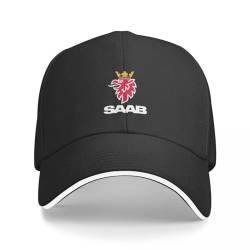 Baseballkappe Mode Unisex Hip Hop Custom Casual Männer und Frauen Baseball Cap Trucker Mütze Saab Logo von VIDOJI