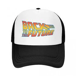 VIDOJI Baseballmütze Zurück in die Zukunft Trucker-Hut für Männer und Frauen Benutzerdefinierte verstellbare Baseballkappe Sommerhüte Snapback-Kappen Unisex Geburtstag von VIDOJI