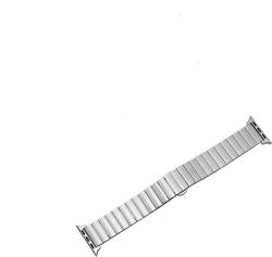 Metall-Ersatzband, Armbänder, Edelstahlarmband, geeignet for 38 mm oder 40 mm, 42 mm oder 44 mm Schmetterlings-Metallarmband (Bandfarbe: Schwarz, Bandbreite: 42 mm oder 44 mm) ( Color : 38mm Or 40mm-s von VIGANI
