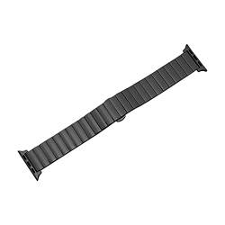 Metall-Ersatzband, Armbänder, Edelstahlarmband, geeignet for 38 mm oder 40 mm, 42 mm oder 44 mm Schmetterlings-Metallarmband (Bandfarbe: Schwarz, Bandbreite: 42 mm oder 44 mm) ( Color : 38mm Or 40mm-b von VIGANI