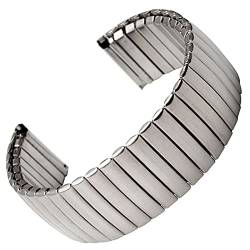 Metall-Ersatzband, Armbänder, Smartwatch-Armband, Uhr, Handgelenkband, Edelstahl-Stretch-Uhrenarmband, elastisches Metallband, mattes Armband, poliert (Größe: 22 mm) (Größe: 18 mm) ( Color : 18mm ) von VIGANI