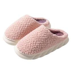 VIGOEXPRESS Hausschuhe Damen Plüsch für Winter mit Flauschiger Innen- und Außenseite | COZYSTEPS (Rosa, EU Schuhgrößensystem, Erwachsene, Damen, Numerisch (von/bis), M, 36, 37) von VIGOEXPRESS