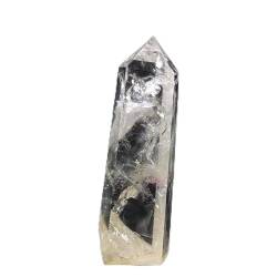 VILFO Home Natürlicher Kristall Original Stein Natürlicher Kristallsäulenschmuck, Meditationsheilungs-Geschenkverzierungen JIYUEYIN von VILFO