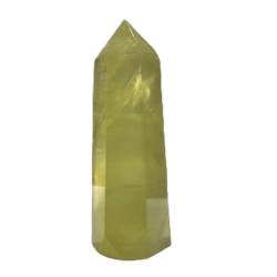 VILFO Natürlicher gelber sechseckiger Kristallprisma-heilender Kristallstein DAICHJAGYIN (Material : 200-220g) von VILFO
