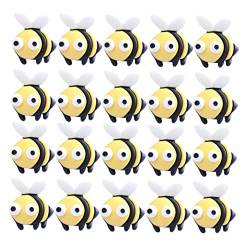 VILLCASE 20st Mini-hummeln Geschlecht Diy & Handwerk Miniatur-hummeln Hummeln Aus Harz Handdekor Miniaturdekoration Mini-sammelalbum Mini-harztiere Haarschmuck Diy Zubehör Lades Kind Biene von VILLCASE