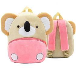 VINBAGGE Nette Kleine Kleinkind Kinder Rucksack Plüsch Tier Cartoon Mini Kinder Tasche für Baby Mädchen Junge Alter 1-3 Jahre - Koala von VINBAGGE