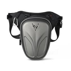 Motorradtasche Motorrad-Drop-Bein-Seitentasche, Schwarze Hüfttasche, Motorrad-Tasche, Hartschale, Outdoor-Casual-Hüfttasche, Motorrad-Hüfttasche (Color : AAA2) von VINCTV