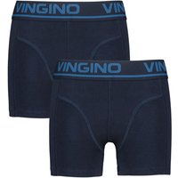 Boxershorts BASIC LOGO 2er-Pack in midnight blue von VINGINO